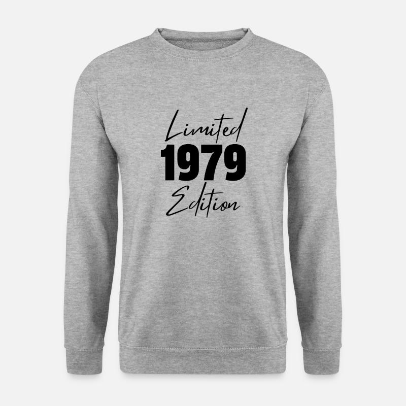 1979 Limited Edition - Unisex Pullover - Weißgrau meliert