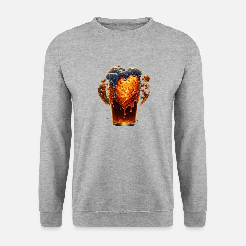 hearty craft beer explosion - Unisex Sweatshirt - salt & pepper