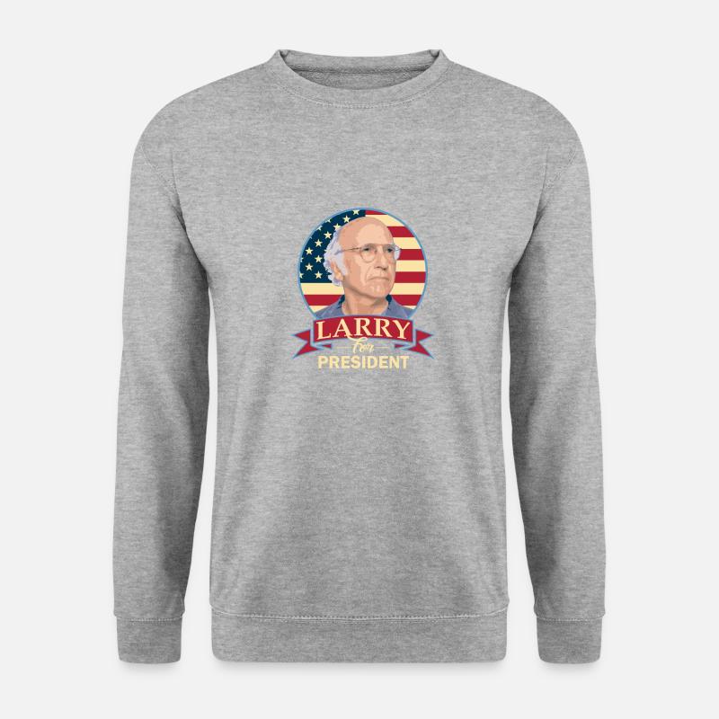 Larry pour le président - Sweat-shirt Unisexe - gris chiné