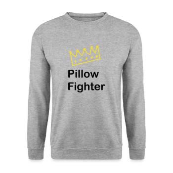 ChampionPillow 1 - Unisex Sweatshirt - salt & pepper - Front - Alina (178cm) & Michal (187cm)