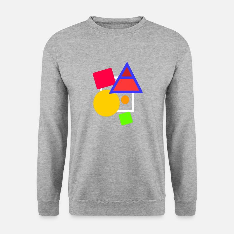 Sommer - Unisex Pullover - Weißgrau meliert