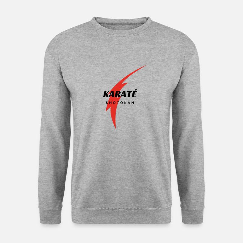 Shotokan Karate - Unisex Pullover - Weißgrau meliert