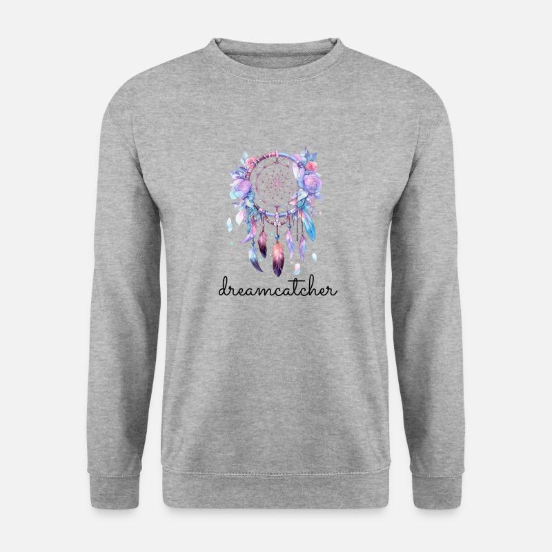 dreamcatcher - Unisex Pullover - Weißgrau meliert
