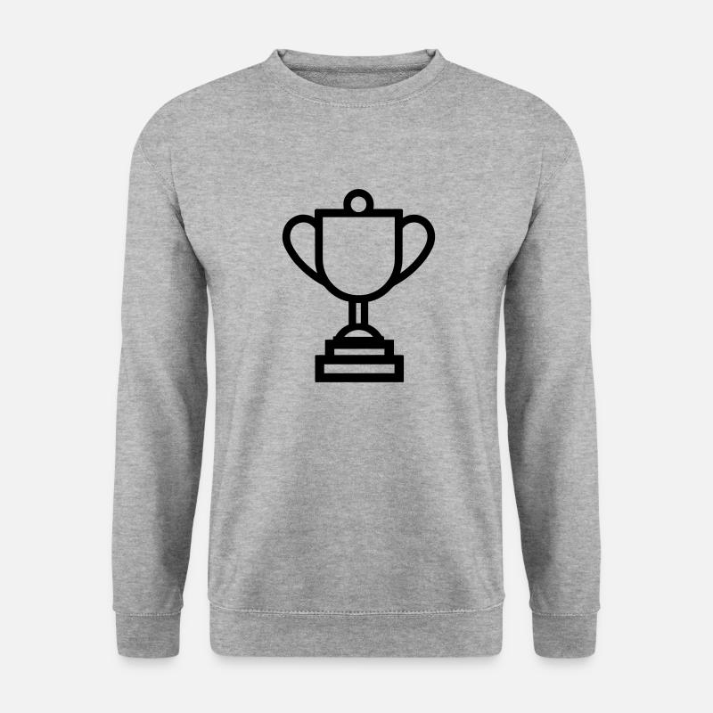 Trophäe - Unisex Pullover - Weißgrau meliert