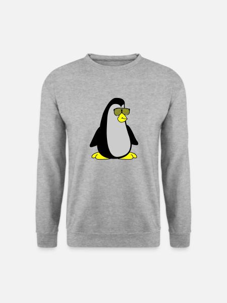 Cool Penguin 002 - Unisex Sweatshirt - salt & pepper
