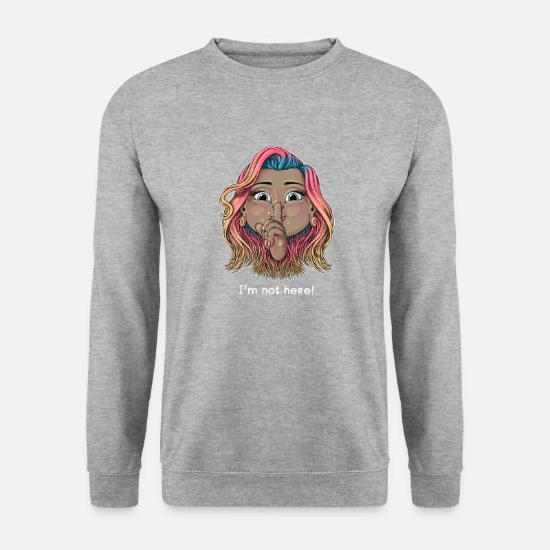 I'm not here - Unisex Sweatshirt - salt & pepper