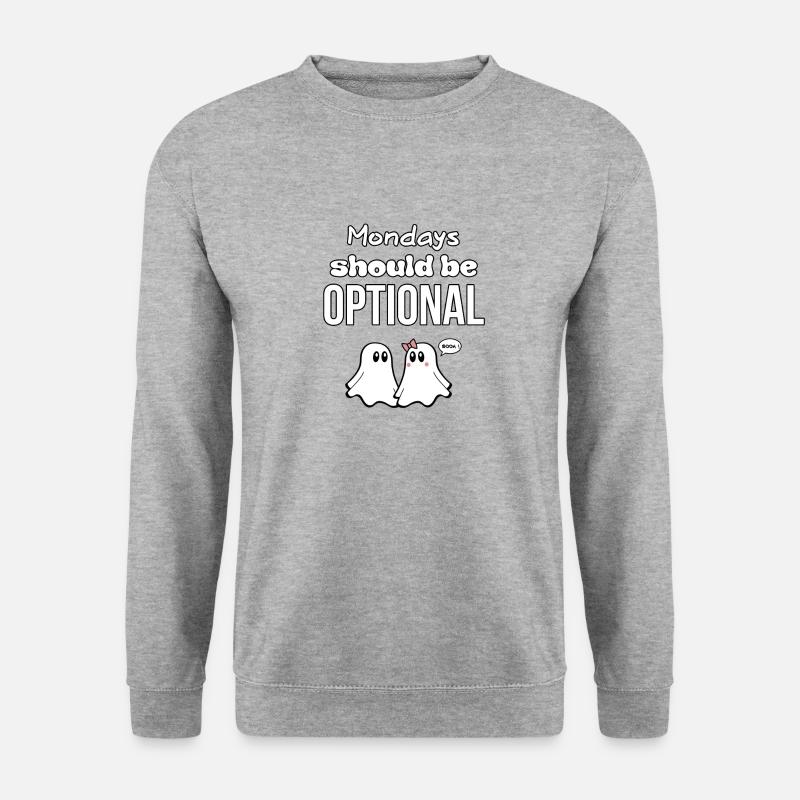 GHOST QUOTES 05 - Unisex Sweatshirt - salt & pepper