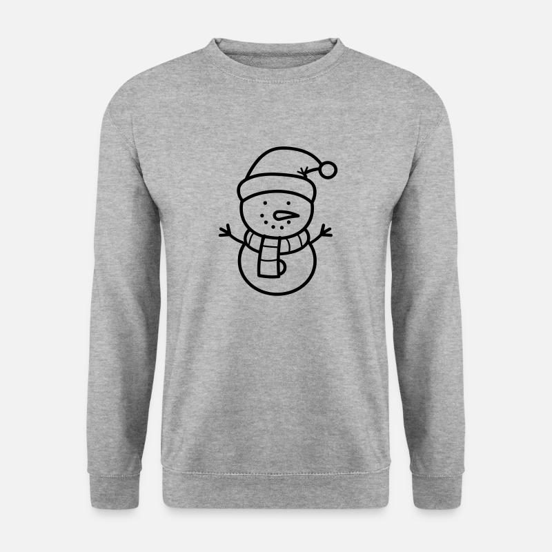 Snowman - Unisex Sweatshirt - salt & pepper