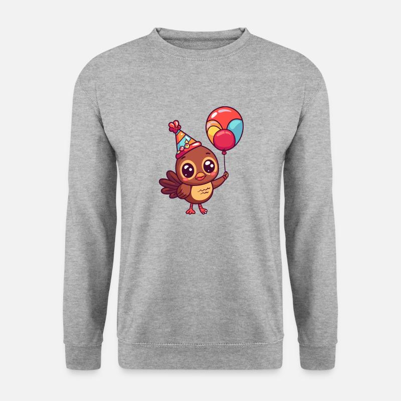 Truthan Birthday Comic Cute - Unisex Sweatshirt - salt & pepper