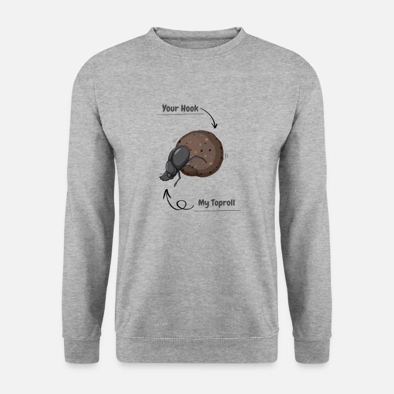 My Toproll - Unisex Pullover - Weißgrau meliert