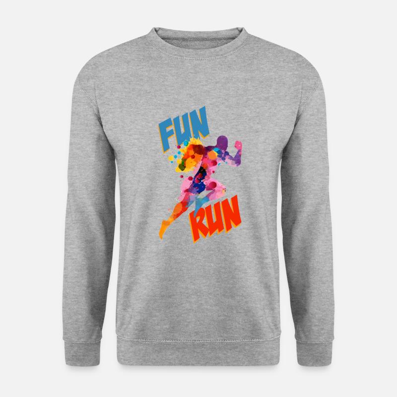 Fun Run Athletics Sprinter - Unisex Sweatshirt - salt & pepper