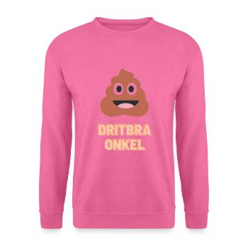 Oncle Dritbra - Sweat-shirt Unisexe - rose - Devant