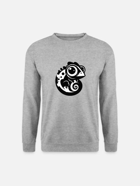 Bébé caméléon - Sweat-shirt Unisexe - gris chiné