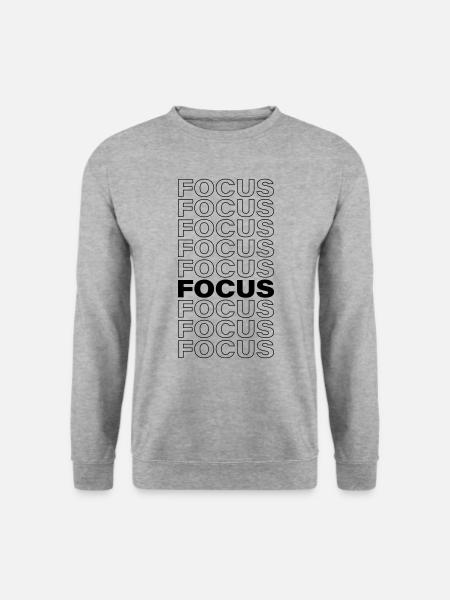 Focus - Unisex Sweatshirt - salt & pepper