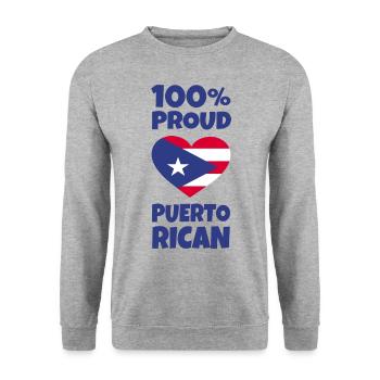 Porto Rico - Sweat-shirt Unisexe - gris chiné - Devant - Alina (178cm) & Michal (187cm)
