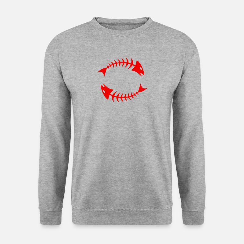 Double Fishbone Fishbone - Unisex Sweatshirt - salt & pepper