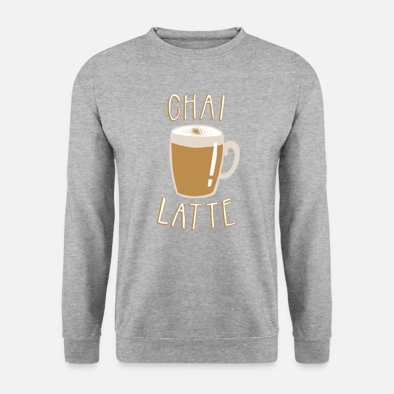 Chai Latte - Unisex Pullover - Weißgrau meliert