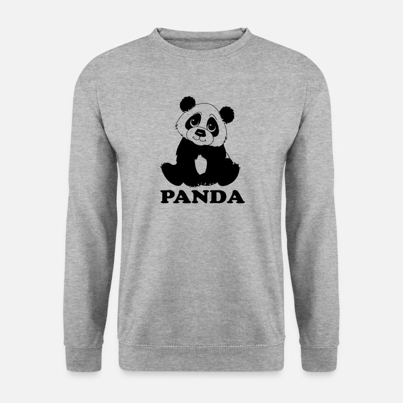 panda - Unisex Sweatshirt - salt & pepper