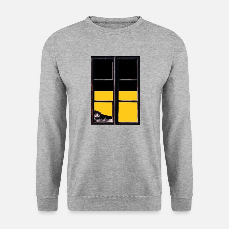 Drapeau du Bade-Wurtemberg Heimat Stuttgart - Sweat-shirt Unisexe - gris chiné