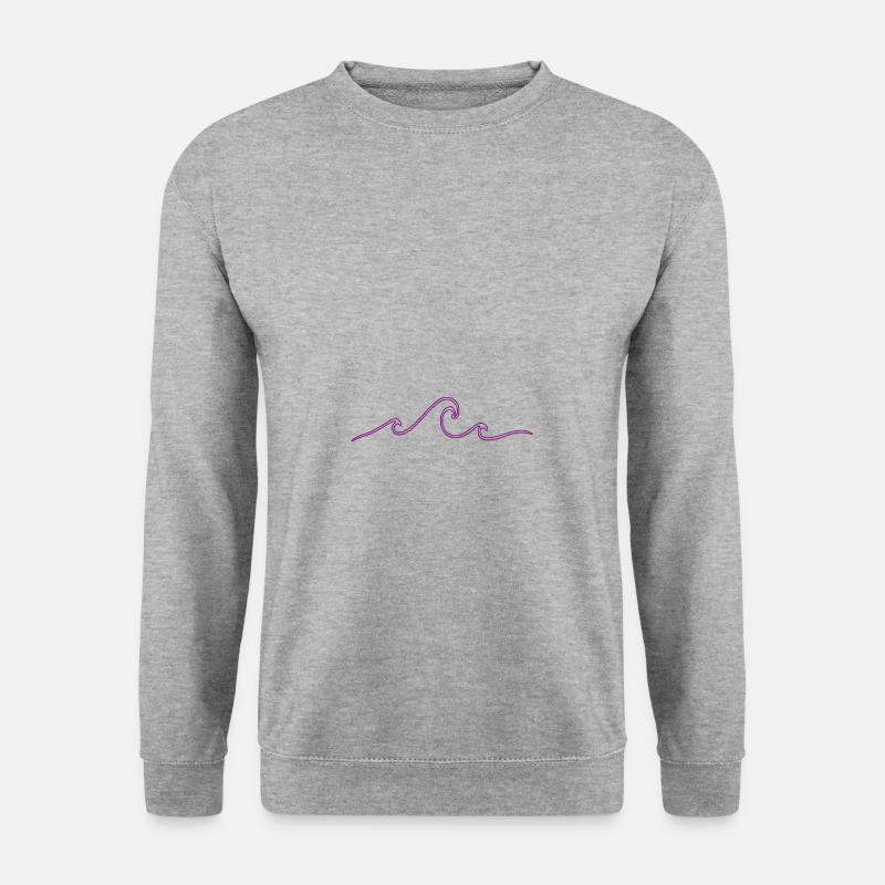 Waves - Unisex Sweatshirt - salt & pepper