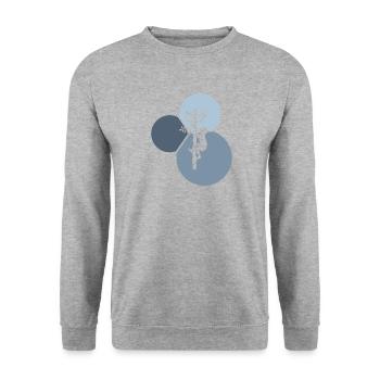 Équipement Crampons d’accrobranche - Sweat-shirt Unisexe - gris chiné - Devant - Alina (178cm) & Michal (187cm)