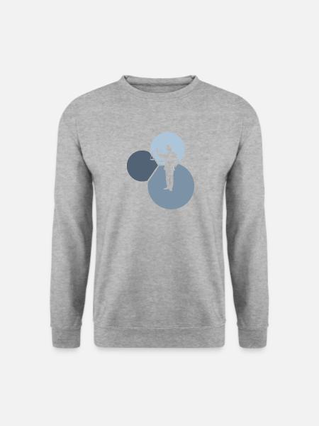 Gericht Absatz Recht - Unisex Pullover - Weißgrau meliert