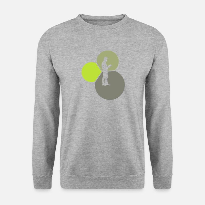 Buch Writing - Unisex Pullover - Weißgrau meliert