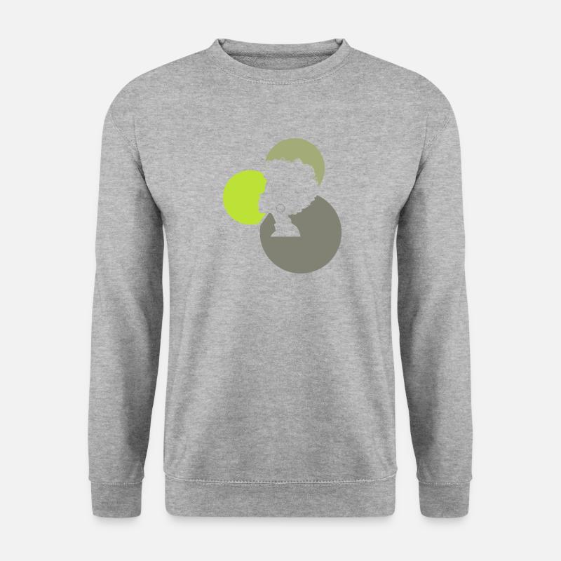 Soul 70s Funky - Sudadera unisex - jaspeado blanco gris
