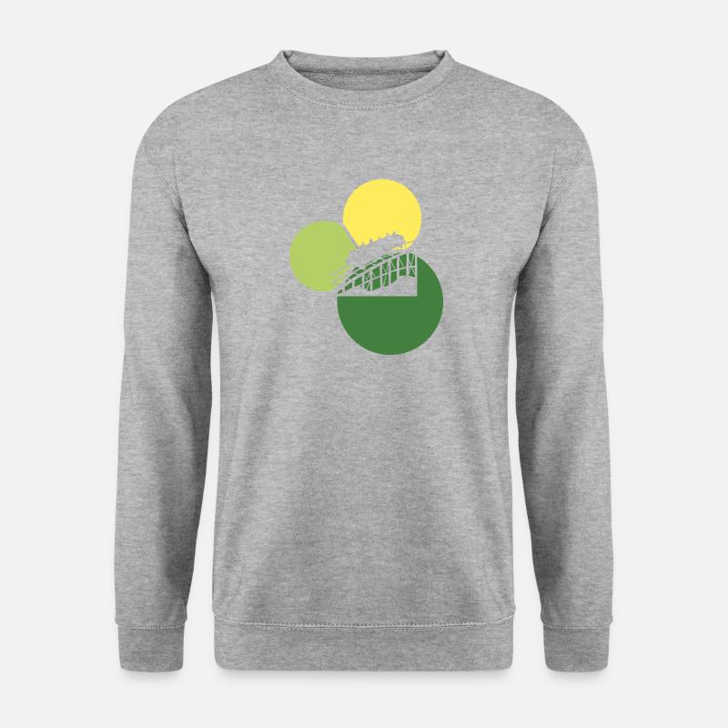 Rummel Kirmes - Unisex Pullover - Weißgrau meliert