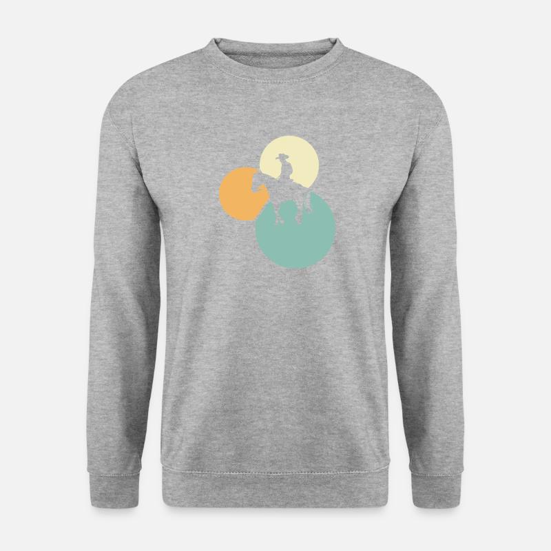 Cowboy Lasso - Unisex Pullover - Weißgrau meliert
