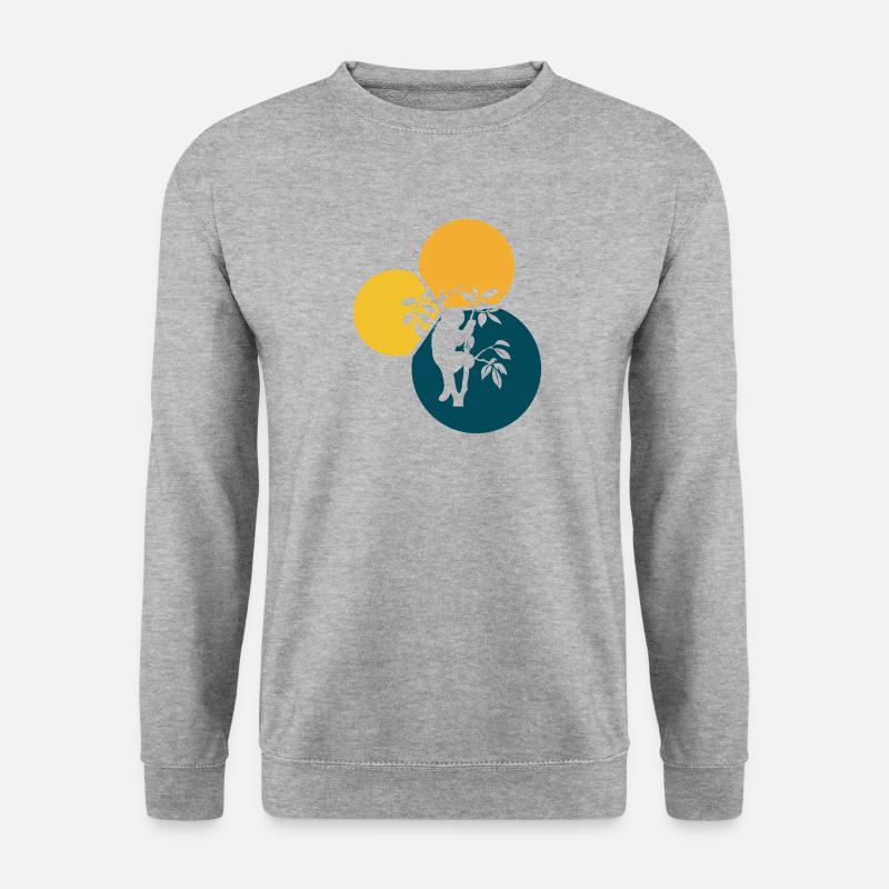 Faul Faultier - Unisex Pullover - Weißgrau meliert