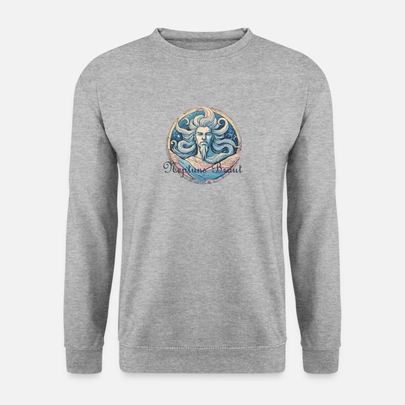 Neptuns Braut - Unisex Pullover - Weißgrau meliert