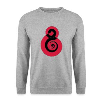 Spiral Black Soulfly - Unisex Sweatshirt - salt & pepper - Front - Alina (178cm) & Michal (187cm)