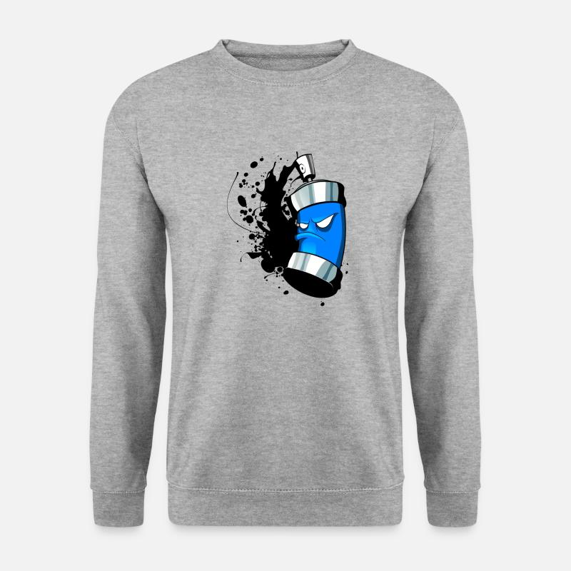 Malerei2 - Unisex Pullover - Weißgrau meliert