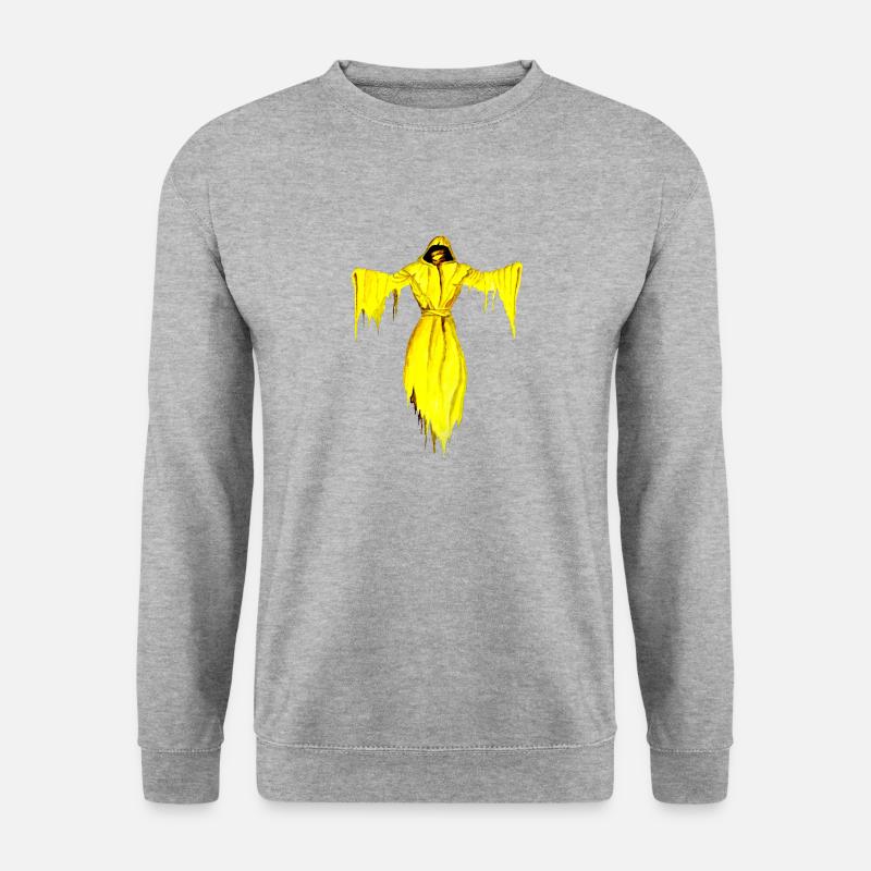 king in yellow - Unisex Pullover - Weißgrau meliert