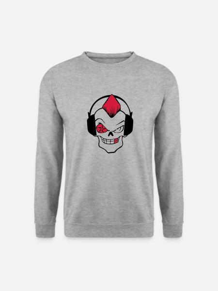 punk rock - Unisex Sweatshirt - salt & pepper