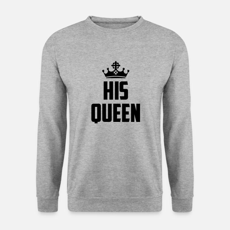 His Queen - Unisex Sweatshirt - salt & pepper
