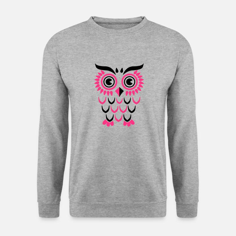 Owl Eule - Unisex Sweatshirt - salt & pepper