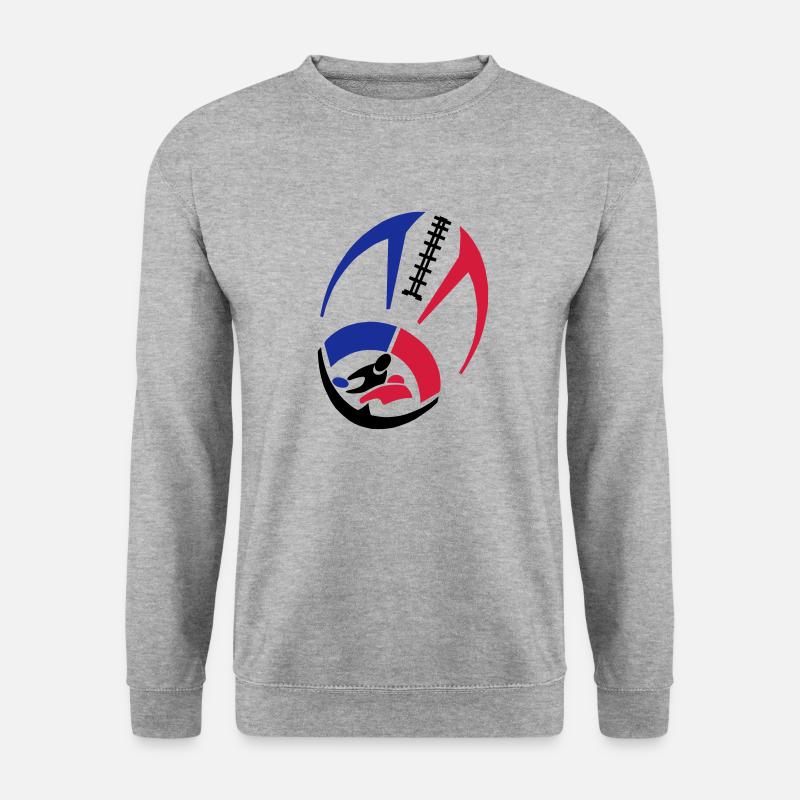 Shirt Ball - Unisex Pullover - Weißgrau meliert