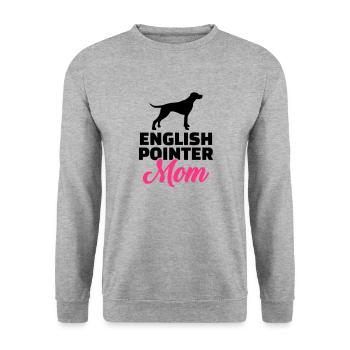 English Pointer - Unisex Sweatshirt - salt & pepper - Front - Alina (178cm) & Michal (187cm)