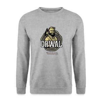 Lumberjack from Poland Design - Unisex Sweatshirt - salt & pepper - Front - Alina (178cm) & Michal (187cm)