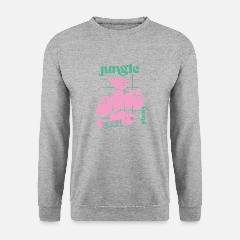 jungle - Unisex Pullover - Weißgrau meliert
