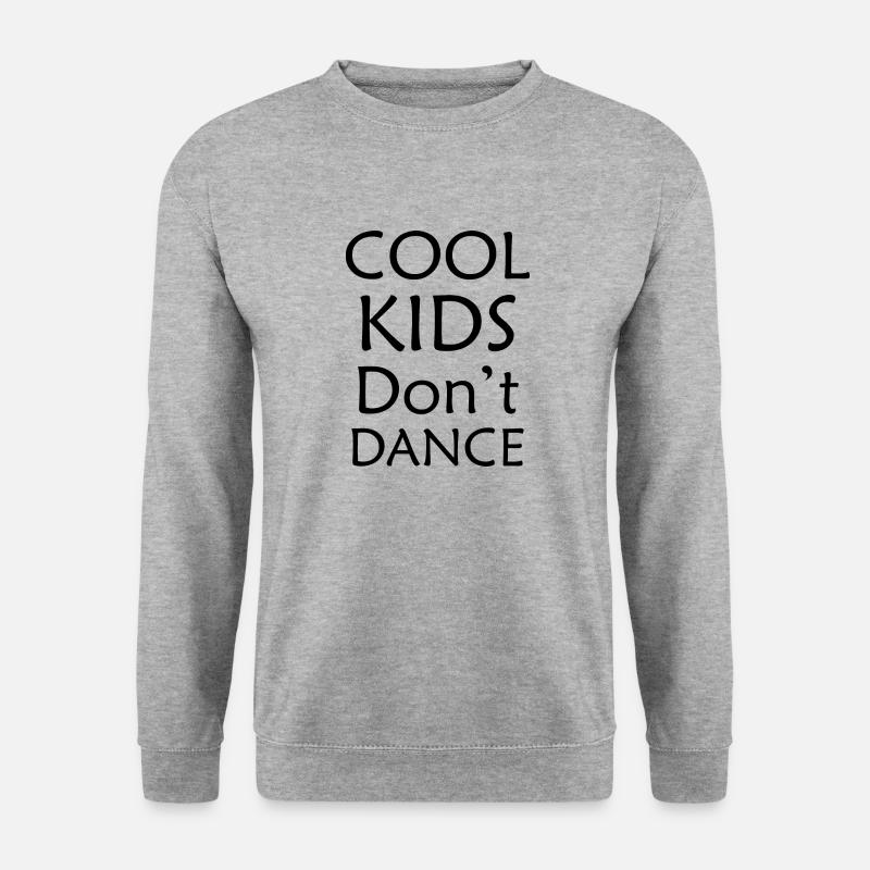 Dancing Dance Music - Unisex Pullover - Weißgrau meliert