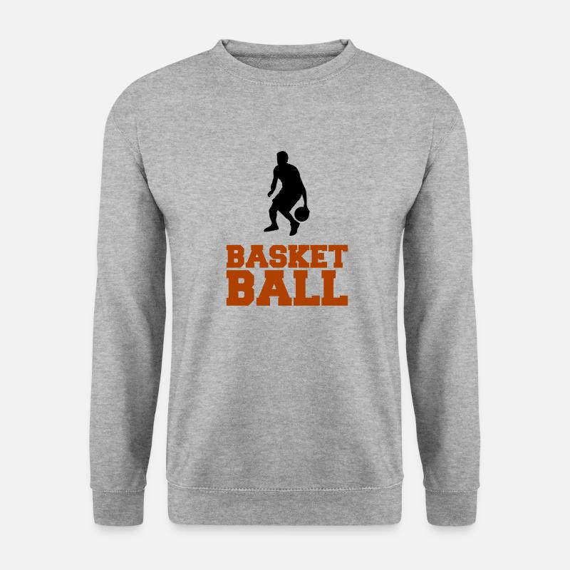 basket-ball - Sweat-shirt Unisexe - gris chiné