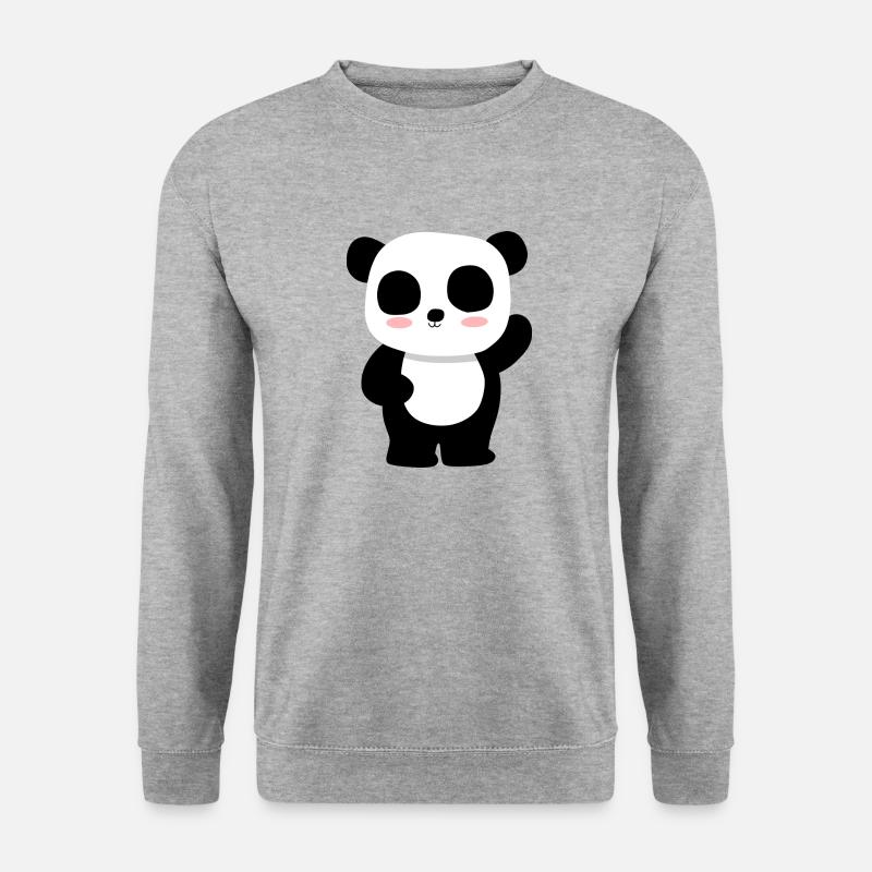 Panda - Unisex Sweatshirt - salt & pepper