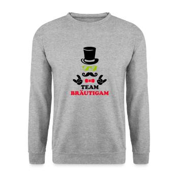 Équipe Groom - Sweat-shirt Unisexe - gris chiné - Devant - Alina (178cm) & Michal (187cm)