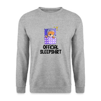 Drôle de dicton photo humour drôle idée idée cadeau - Sweat-shirt Unisexe - gris chiné - Devant - Alina (178cm) & Michal (187cm)
