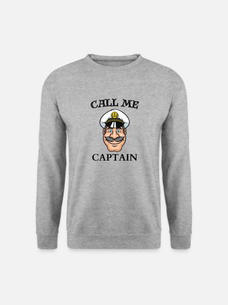 Call Me Captain - Unisex Sweatshirt - salt & pepper