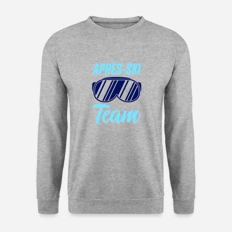 apres ski team - Unisex Pullover - Weißgrau meliert