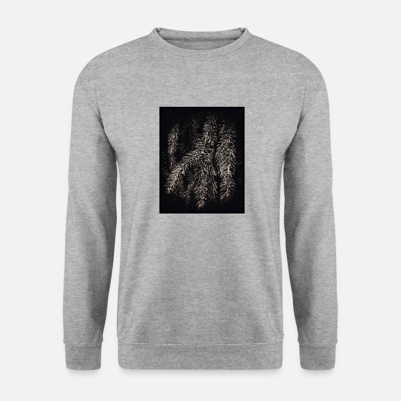 Schwarzkiefern - Unisex Pullover - Weißgrau meliert